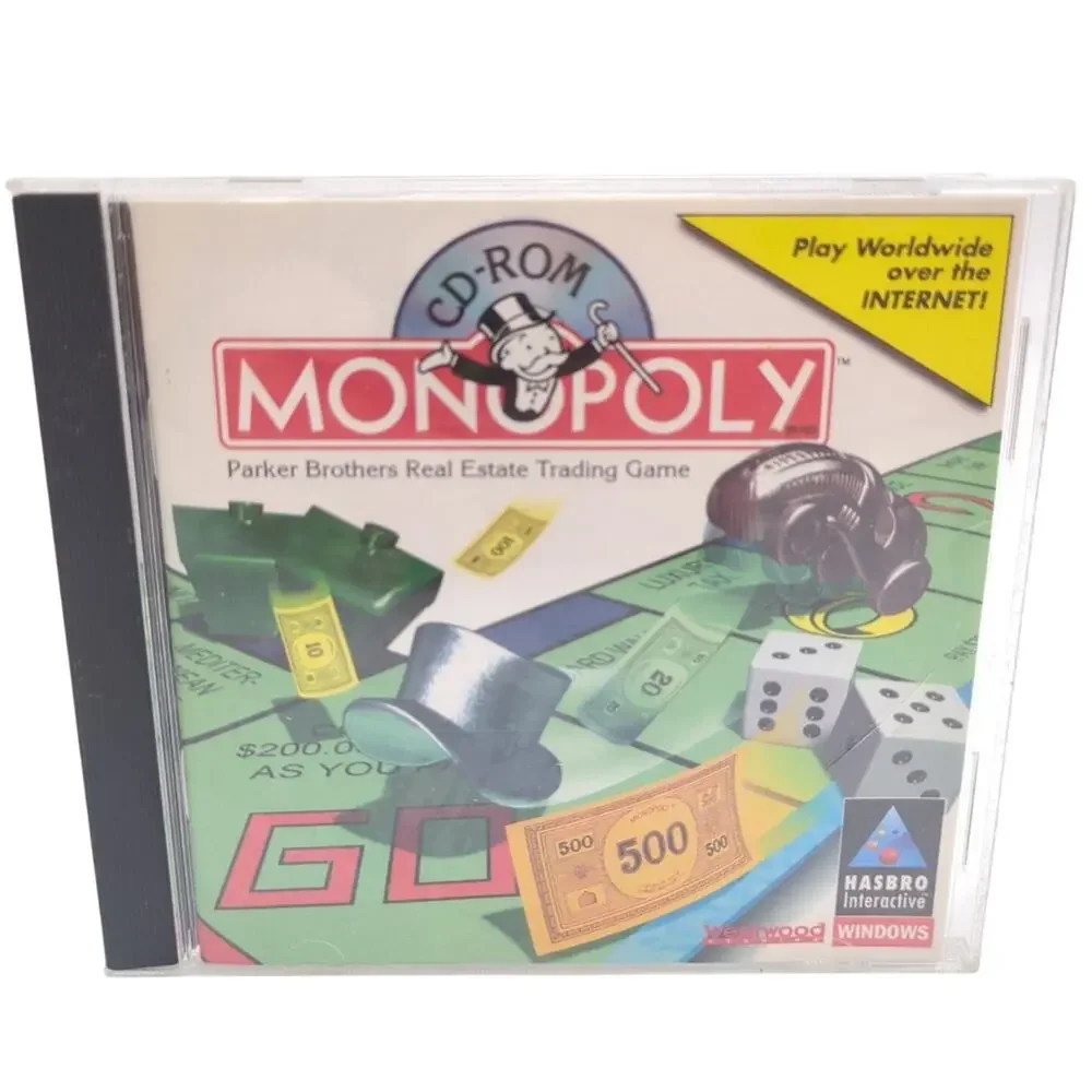 Monopoly PC CD-ROM Video Game Online Multiplayer Windows 3D Animation